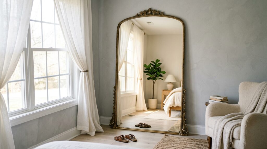 Elegant Mirror Corner
