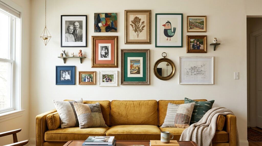 Bold Gallery Wall