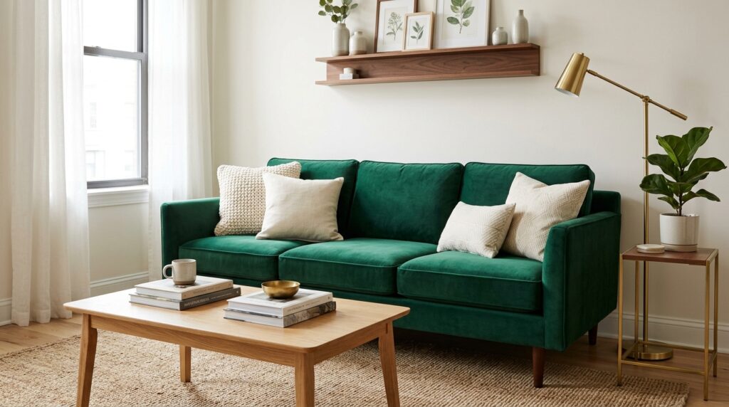 Green Sofa Focus