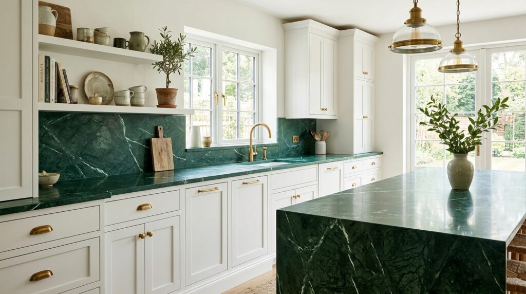 Green Countertop Statement