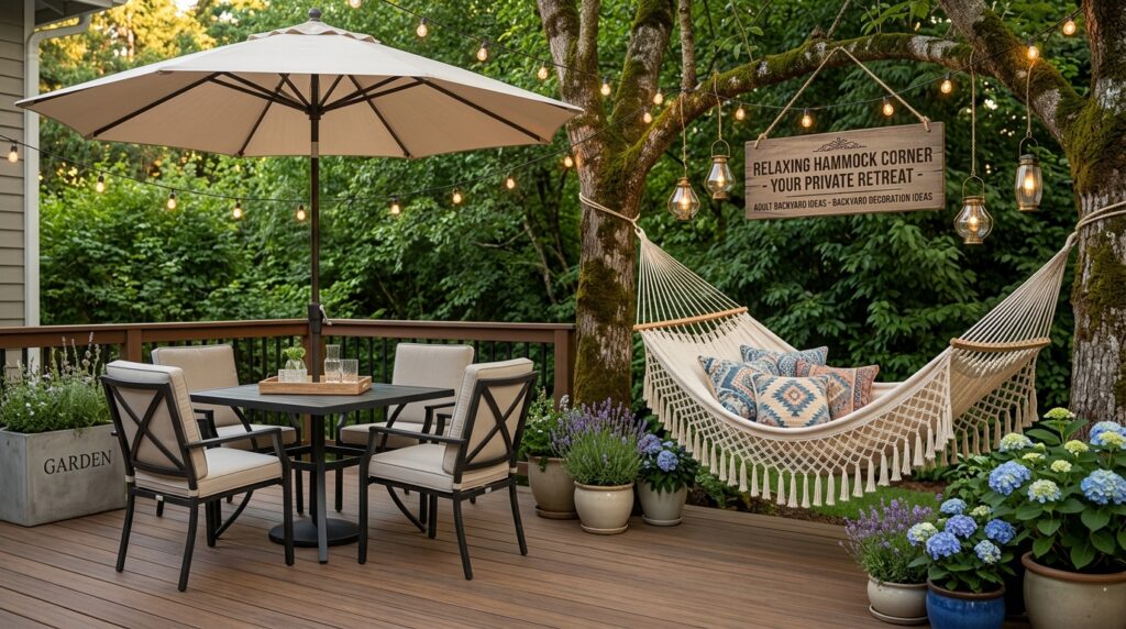 Backyard Hammock Retreat