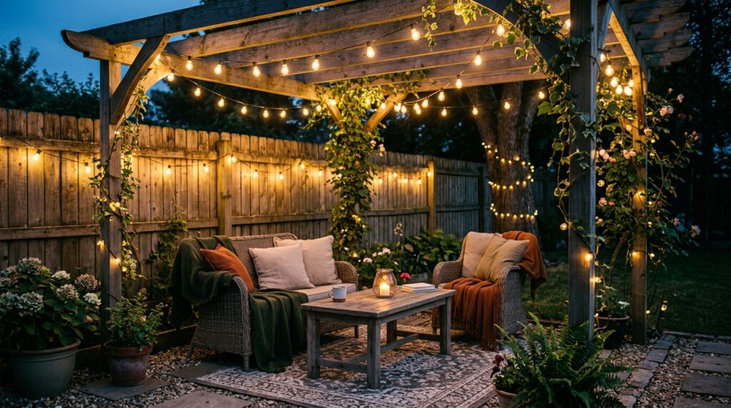Cozy Backyard Lights