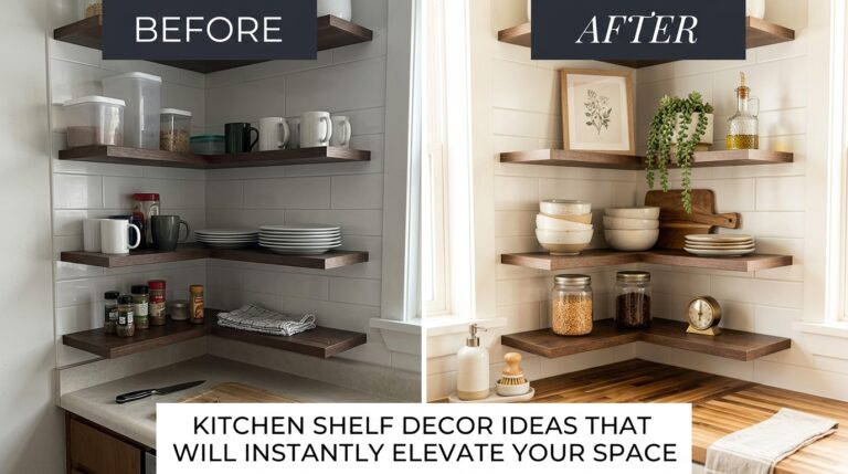 Kitchen Shelf Decor Ideas