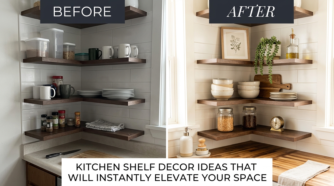 Kitchen Shelf Decor Ideas