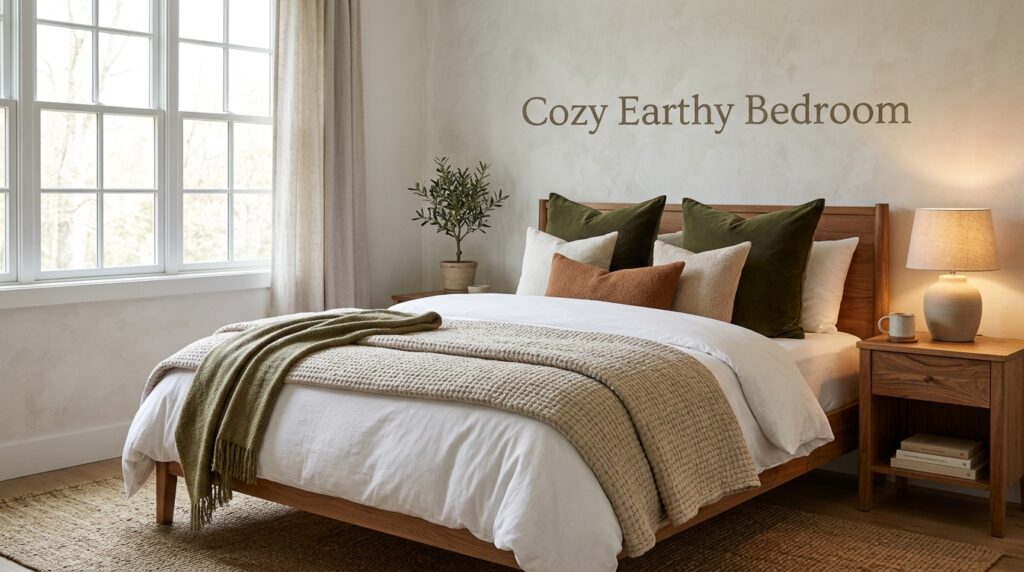 Cozy Earthy Bedroom