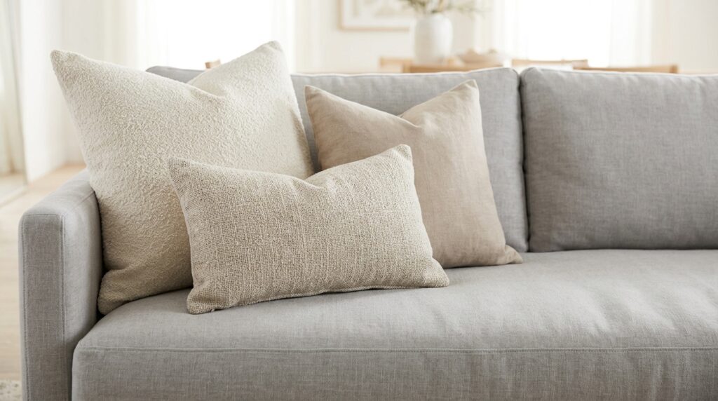 Neutral Pillow Styling