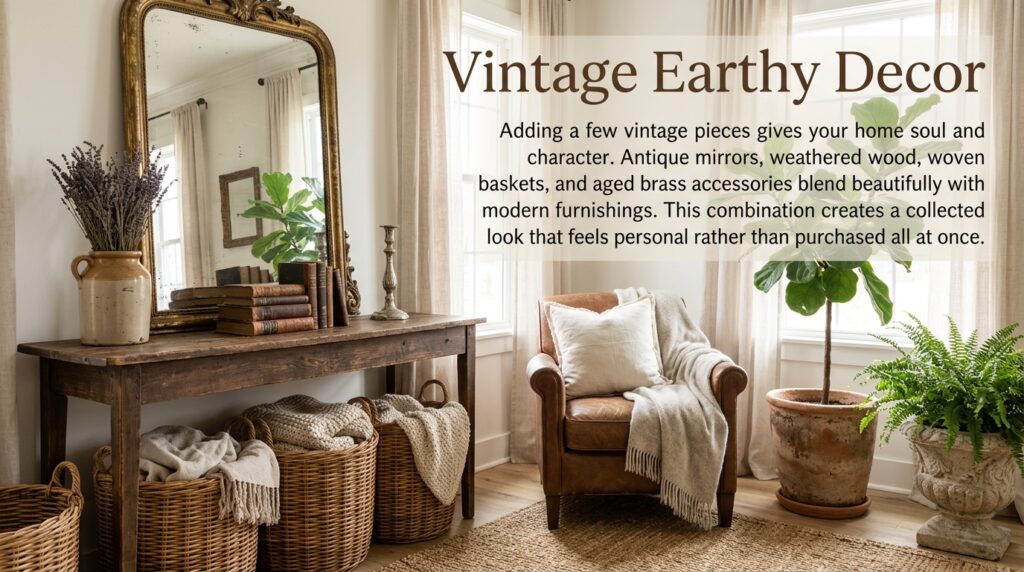 Vintage Earthy Decor