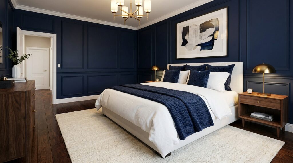 Navy Blue Luxury Haven