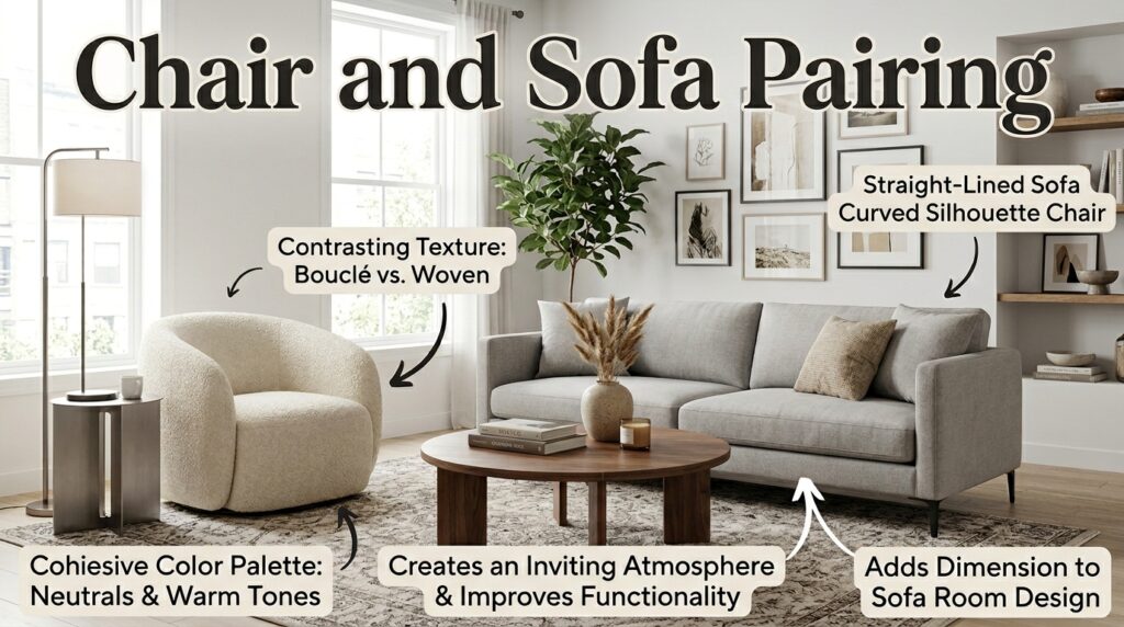 Chair and Sofa Pairing