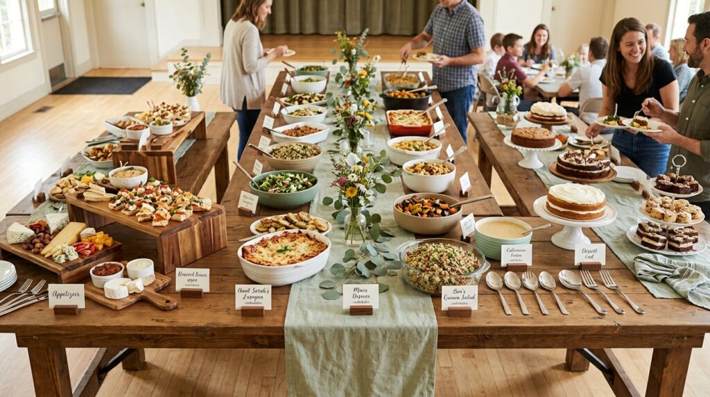 Potluck Table