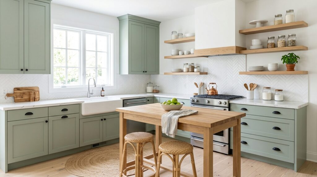 Sage Green Kitchen