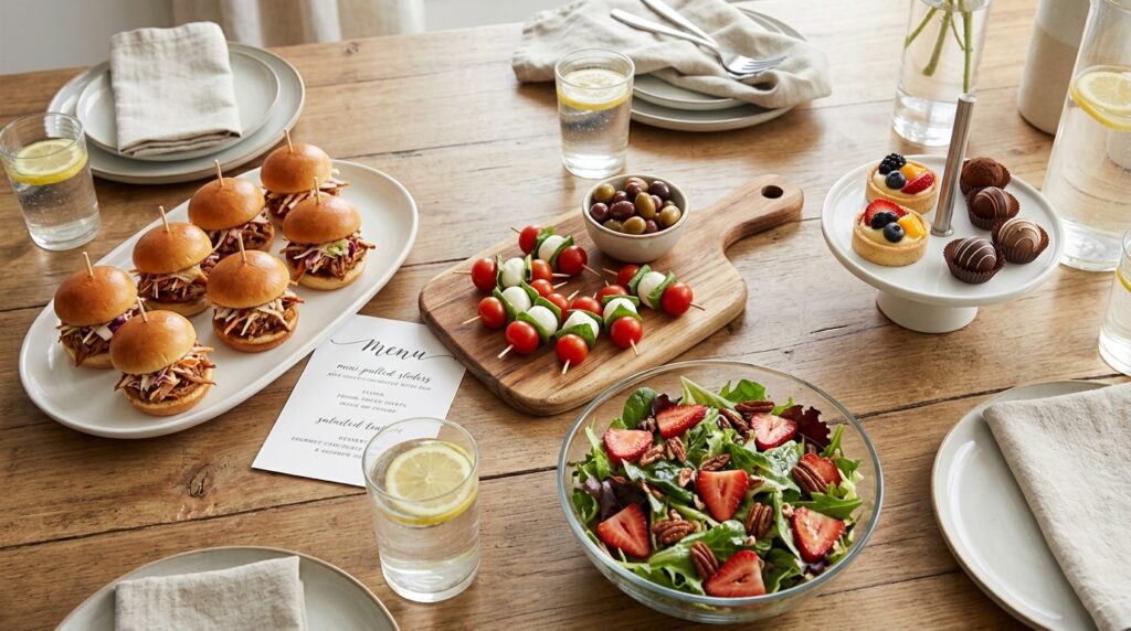 Simple Party Menu
