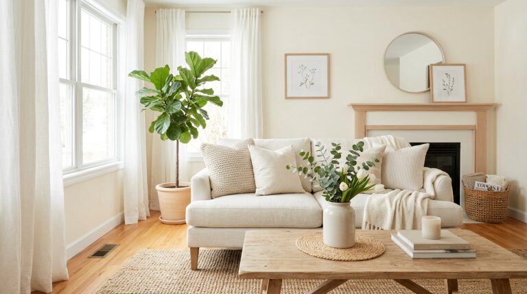 Neutral Spring Home Decor Ideas