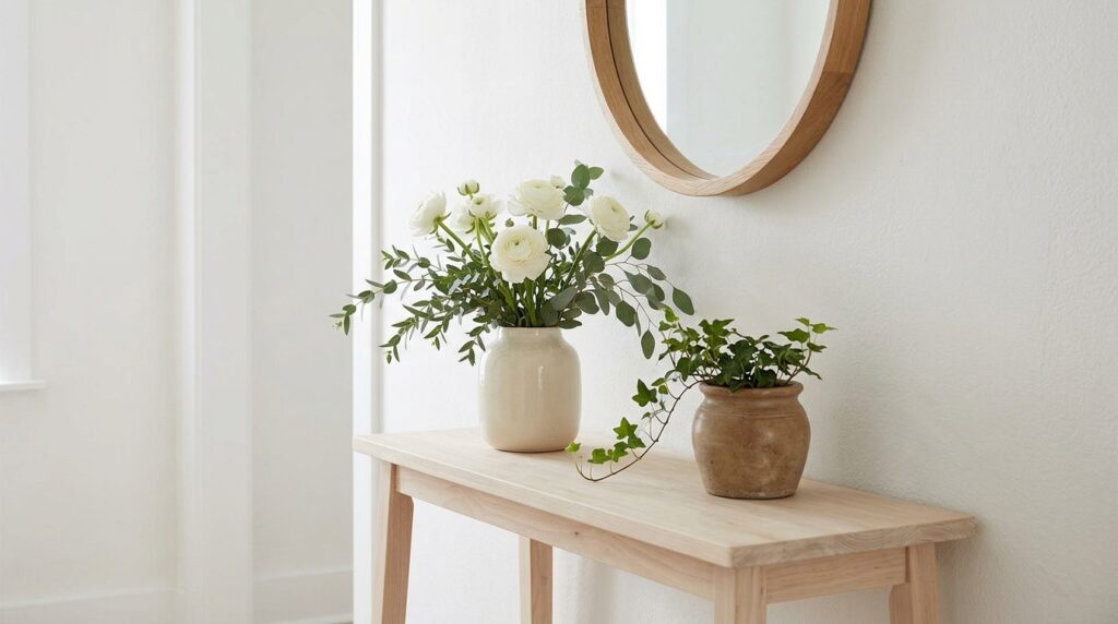 Entryway Spring Decor