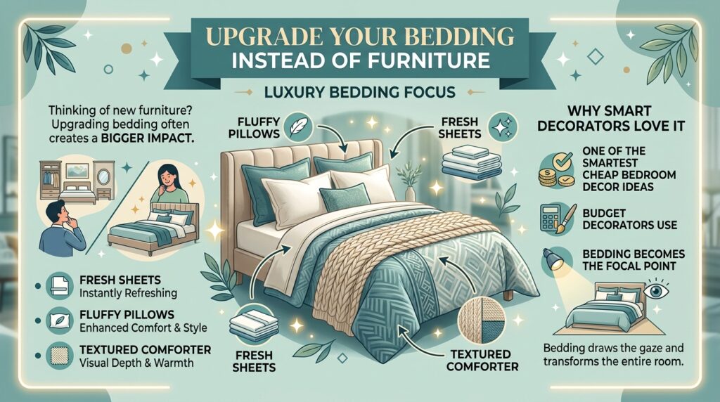 Luxury Bedding Focus