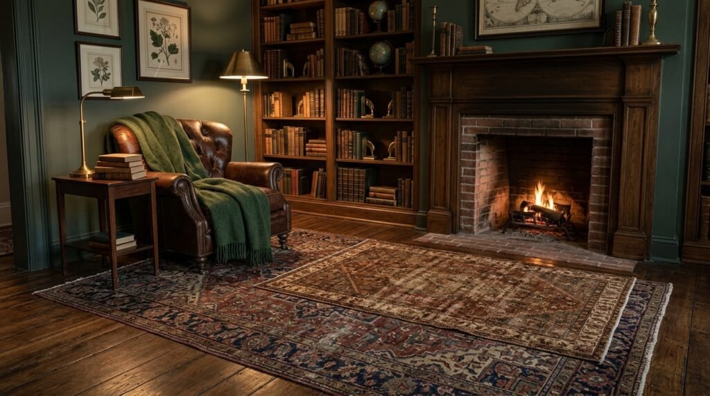 Layered Vintage Rugs