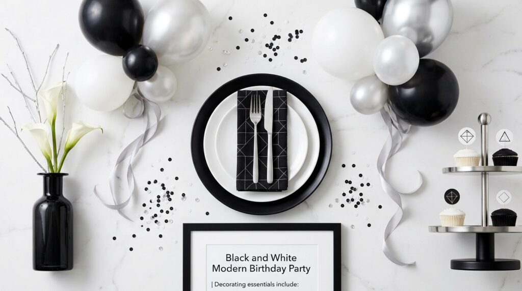 Modern Black & White Theme