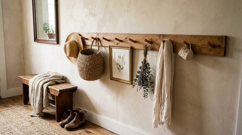 Rustic Peg Rail