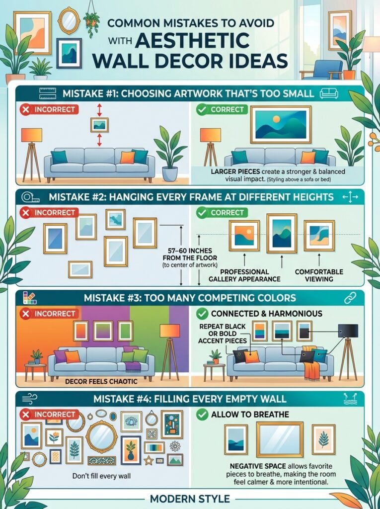 Mistakes Aesthetic Wall Decor
