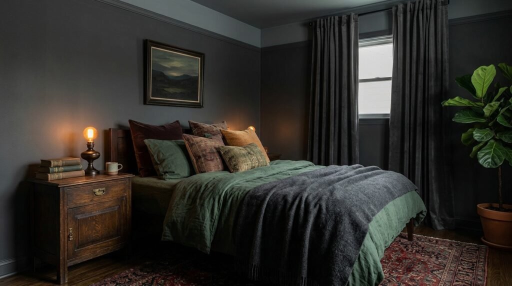 Dark Bedroom Style