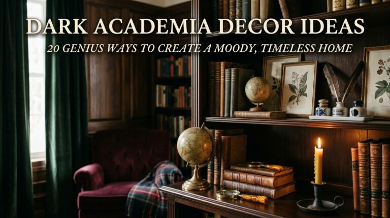 Dark Academia Decor Ideas