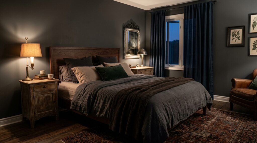 Dark Bedroom Style
