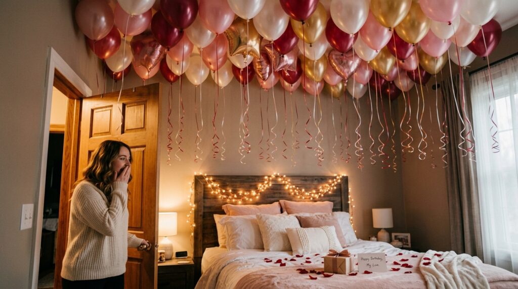 Romantic Balloon Ceiling