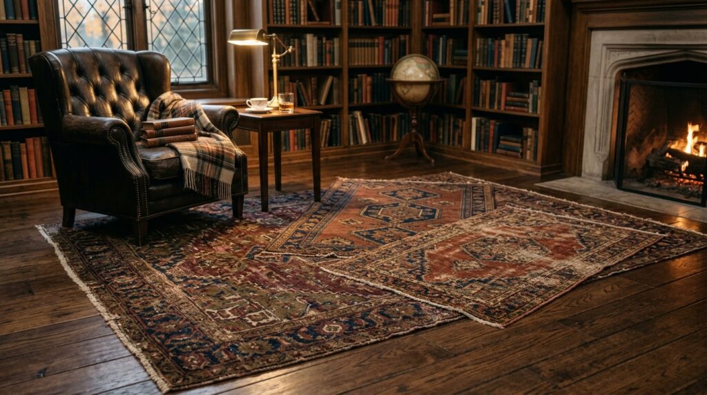 Layered Vintage Rugs