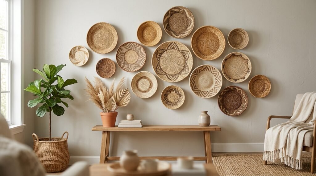 Boho Basket Wall