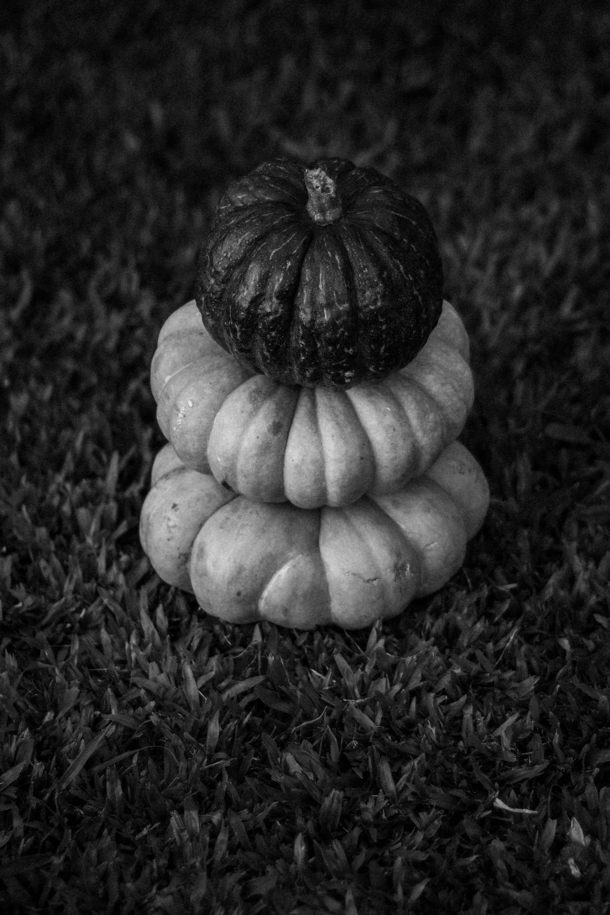 stack of pumpkins and autumn harvest decor for seasonal styling