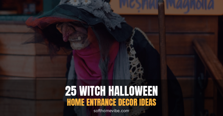 25 Witch Halloween Home Entrance Decor Ideas